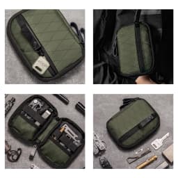 Small EDC Wallet Pouch EDC Pocket Organizer with Belt, EDC Pouch Organizer Utility Pouch for Multitools Money Cash Key