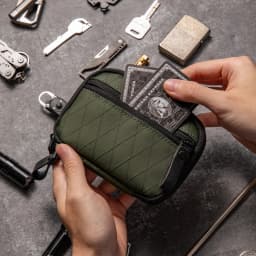 Small EDC Wallet Pouch EDC Pocket Organizer with Belt, EDC Pouch Organizer Utility Pouch for Multitools Money Cash Key