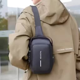 Handy Compact Fashion Sling Bag Multi-Color Design Adjustable-Strap Lightweight for Commute Outdoor Trips Functional Bag