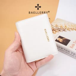 Baellerry Fashion Crocodile Pattern Women Wallet Multi Functional Card Bag Photo Folder Zero Wallet for Women's Birthday Gift