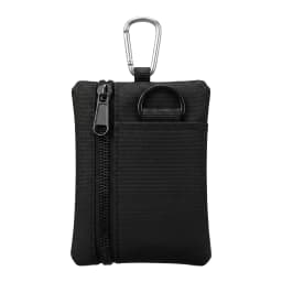 Waterproof Lightweight Oxford Mini Tactical Pouch Carabiner Molle Zipper Key Coin Card Bag Outdoor Hiking Men Travel Wallet