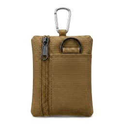 Waterproof Lightweight Oxford Mini Tactical Pouch Carabiner Molle Zipper Key Coin Card Bag Outdoor Hiking Men Travel Wallet