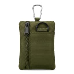 Waterproof Lightweight Oxford Mini Tactical Pouch Carabiner Molle Zipper Key Coin Card Bag Outdoor Hiking Men Travel Wallet
