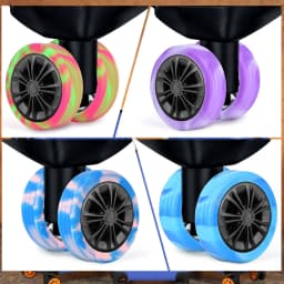 4-40pcs Luggage Wheel Covers Silicone Suitcase Wheel Covers Luggage Wheel Protector Heavy Duty Noise-Proof Accessories