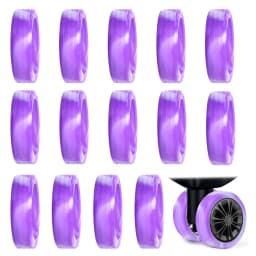 4-40pcs Luggage Wheel Covers Silicone Suitcase Wheel Covers Luggage Wheel Protector Heavy Duty Noise-Proof Accessories