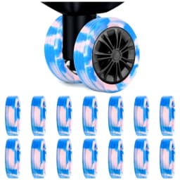 4-40pcs Luggage Wheel Covers Silicone Suitcase Wheel Covers Luggage Wheel Protector Heavy Duty Noise-Proof Accessories