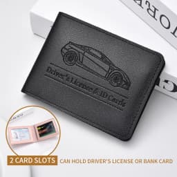 Driver's License Holder Pu Leather Cover Car Driver's License Protective Case Multi-Function Credit Card Bag