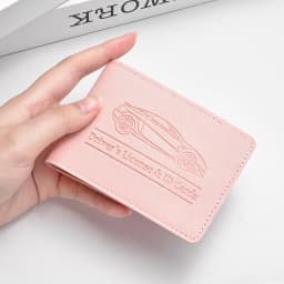 Driver's License Holder Pu Leather Cover Car Driver's License Protective Case Multi-Function Credit Card Bag