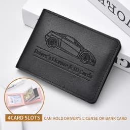 Driver's License Holder Pu Leather Cover Car Driver's License Protective Case Multi-Function Credit Card Bag