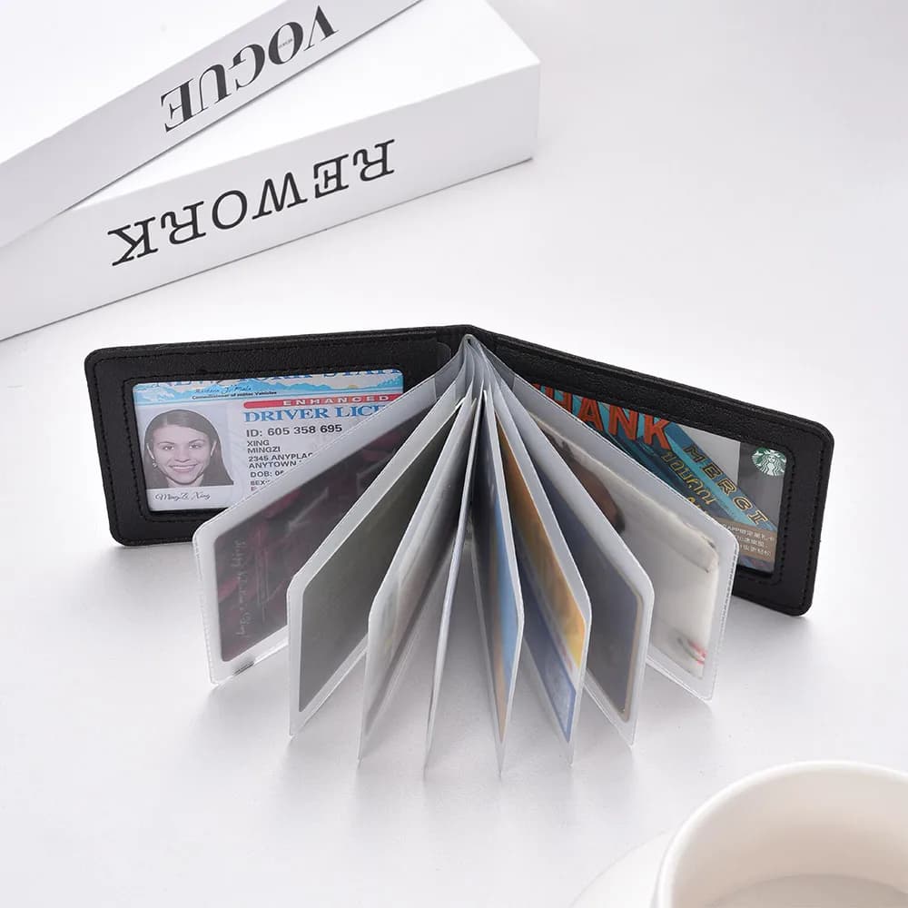 Driver's License Holder Pu Leather Cover Car Driver's License Protective Case Multi-Function Credit Card Bag
