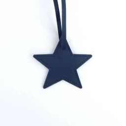 Customized Name Information: PU Leather Creative Five-Pointed Star Bag Decoration Pendant, Key Pendant, Bag Accessories