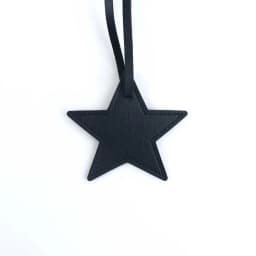 Customized Name Information: PU Leather Creative Five-Pointed Star Bag Decoration Pendant, Key Pendant, Bag Accessories
