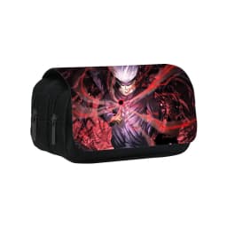 J-Jujutsu Kaisen Double-Layer Pencil Case 22cm/8.7inch School Pen Bag for Student Large Storage Students Pencil Box School Gift