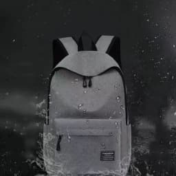 15 inches Versatile Backpack High Quality Black Grey Washable Travel Bag Oxford Cloth Computer Bag Unisex