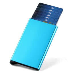 ID Credit Bank Card Holder Wallet Luxury Brand Men Women Anti Rfid Blocking Protected Magic Slim Mini Small Money Wallets Case