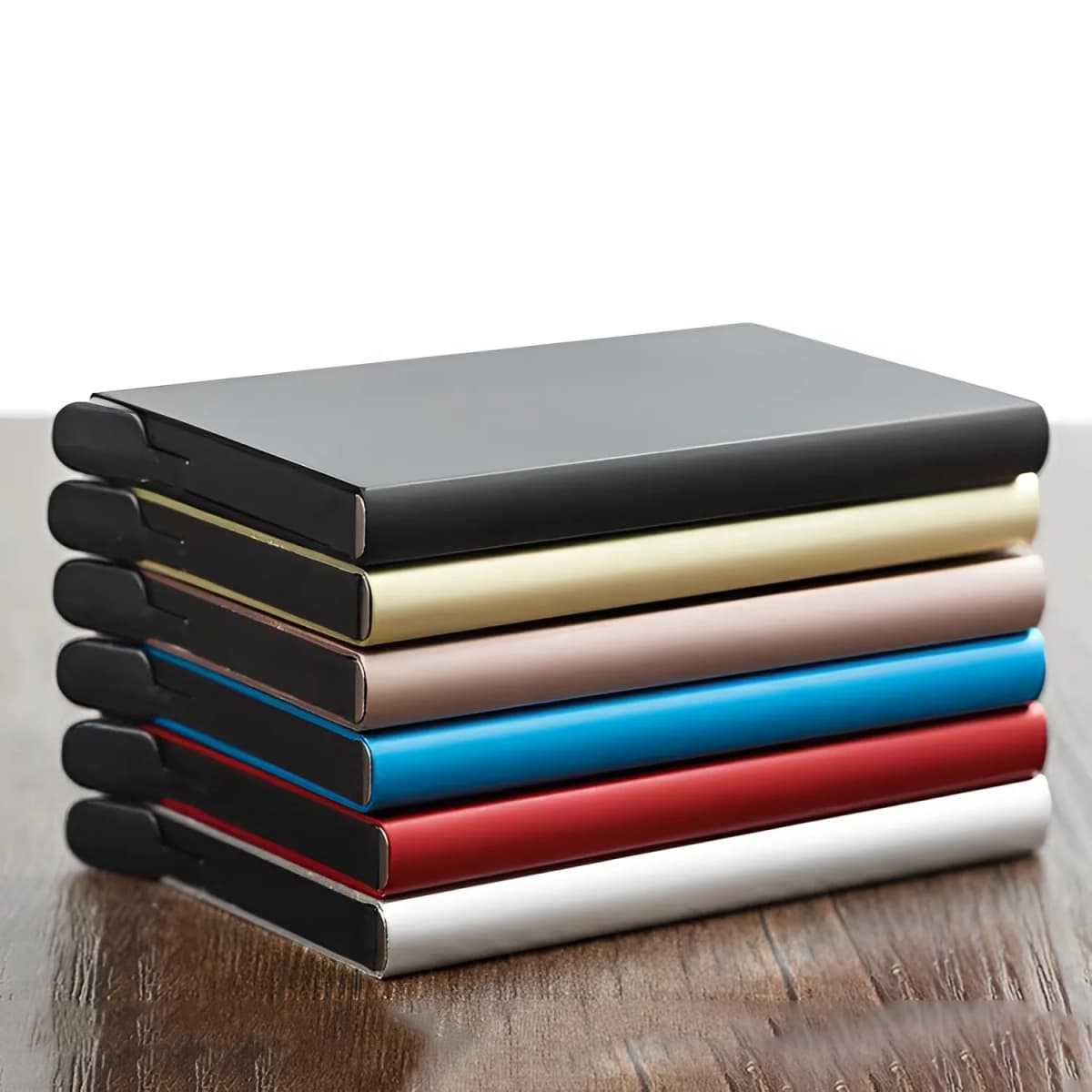 ID Credit Bank Card Holder Wallet Luxury Brand Men Women Anti Rfid Blocking Protected Magic Slim Mini Small Money Wallets Case