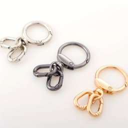 2 PCS Swivel Clasp Clip, Metal Lobster Claw Clasps, Swivel Clasp with Key Rings for Keychain Making, DIY Crafts