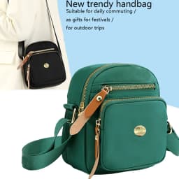 Neutral style compact mini bags for men and women, designed for travel and outings, featuring a simple single-shoulder design.