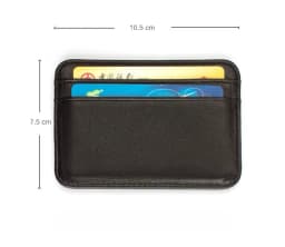 New Slim 100% Sheepskin Genuine Leather Men's Wallet Male Thin Mini ID Credit Card Holder Small Cardholder Purse For Man