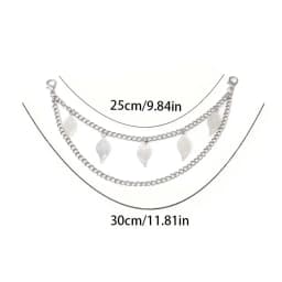 Y2k Metal Pearl Chain Strap For Bags Multi-layer Bag Chain For Handbag DIY Handles Star Pendant Shoulder Bag Chain Accessories