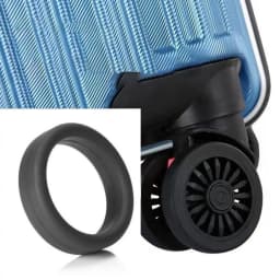 3Pcs Durable Thick Flat Rubber Ring Silicone Diameter 35 mm Luggage Wheel Ring Elastic Flexible Wheel Hoops Luggage Wheel