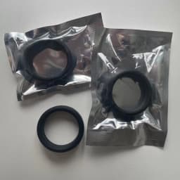 3Pcs Durable Thick Flat Rubber Ring Silicone Diameter 35 mm Luggage Wheel Ring Elastic Flexible Wheel Hoops Luggage Wheel