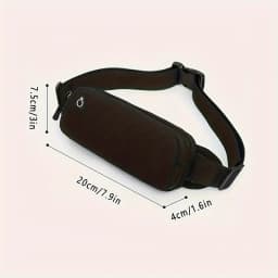 Ultra-thin Fashion Nylon Crossbody Bag Lightweight Commuter Fitness Running Sports Portable Waterproof Crossbody Bag A Package