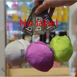 Round Ball Elastic Cotton Shopping Bag Foldable Tote Reusable Portable Shoulder Folding Pouch Handbags Printing