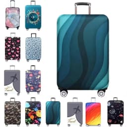 Luggage Cover Luggage Compartment Stretch Fabric Suitcase Protector Baggage Dust Case Cover for18-32 Inch Durable Travel Case