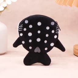 Cartoon Cute Whale Shark Coin Purse Kawaii Wallet Portable Plush Coin Bag Key Earphone Coin Organizer Pouch Zipper Bag Kids Gift