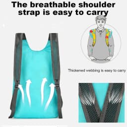 New Unisex Backpack Lightweight Folding Multi Color Outdoor Backpack Spring Fashion Mini Tote Bag