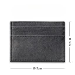 Large Capacity Multi-slot Bank Credit Card Gift Card Case ID Bag for Men Women Vintage Color PU Leather Ultra-thin Card Holder