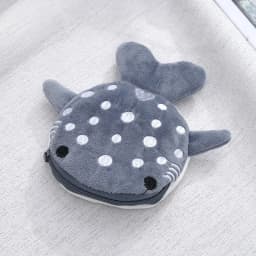 Fashion Cute Blue Shark Mini Whales Coin Purse Plush Zipper Coin Wallet Designer Women's Small Change Bag Key Earphone Pouch