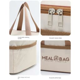 Aluminum foil Lunch Box Storage Bag Oxford Thickened Thermal Insulation Bag Waterproof Insulated Portable Ice Pack Picnic