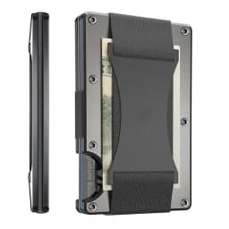 Forged Carbon Fiber Mini Slim Wallet Case Organizer for Men Cartera Tarjetero Hombre Cashback Credit Card Holder Luxury Gift