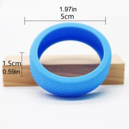 8PCS/Set Silicone Suitcase Wheels Protection Cover with Silent Sound Reduce Noise Trolley Box Luggage Caster Shoes Casters Cover