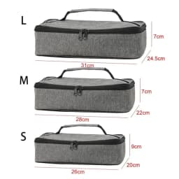 Square Thermal Lunch Bag Large Ice Pack Food Carrier Snack Bag Thicken Insulated Cooler Storage Bags