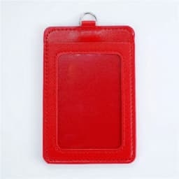 Fashion PU Leather Card Holders Set Women Men Student Retractable Badge Reel ID Card Holder Cover Case Nurse Badge Lanyards