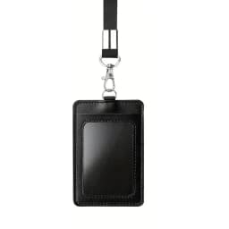 Fashion PU Leather Card Holders Set Women Men Student Retractable Badge Reel ID Card Holder Cover Case Nurse Badge Lanyards