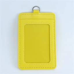 Fashion PU Leather Card Holders Set Women Men Student Retractable Badge Reel ID Card Holder Cover Case Nurse Badge Lanyards