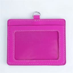 Fashion PU Leather Card Holders Set Women Men Student Retractable Badge Reel ID Card Holder Cover Case Nurse Badge Lanyards
