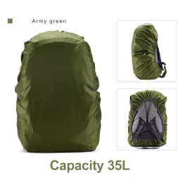35L Outdoor Hiking Bag Rain Cover Universal Backpack Rain and Dust Cover School Bag Waterproof Cover