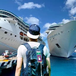 Cruise Luggage Tag Holder 5Pack Can Be Used for Carnival, NCL, MSC Cruises, Princess, and Royal Caribbean Ships