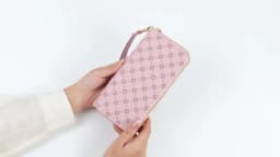 New niche European and American trend printing long large-capacity multifunctional wallet clutch wholesale bag