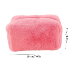 Durable Plush Cosmetic Bag Travel Organizer Large Capacity Makeup Bag Portable Storage Bag