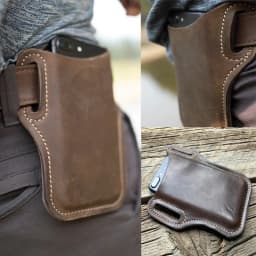 Universal Sports Waist Bag, Mobile Phone Waist Bag, Hanging Waist Bag, Leather phone belt bag，Outdoor equipment accessories