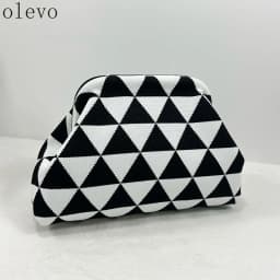 Summer Beach Clutch Bag Woven Crochet Handbags for Women Purses Knitting Dumpling Clutch Ruched Cute Cloud Casual Colorblock Bag