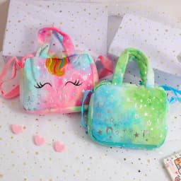 Fashion Sweet Unicorn Handbags For Girls Cute Kid Crossbody Shoulder Bag Children Birthday Party Gift Little Girl Small Purse