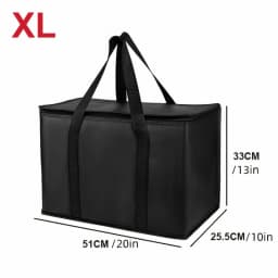 Large-Capacity Insulated Cooler Bag - Keep Food Hot & Cold For Hours - Grocery Tote, Soft Cooler Bag