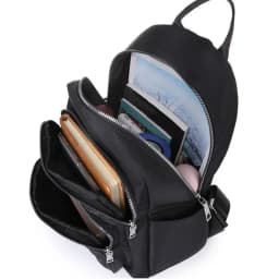 Everyday Versatile Embossed Nylon Rucksack Trendy Multi-color Option, Roomy Storage for Ladies Daily Outdoor Activities